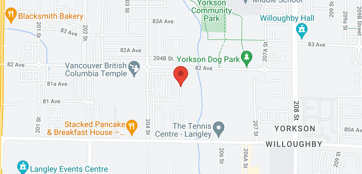 map of 43 20498 82 AVENUE